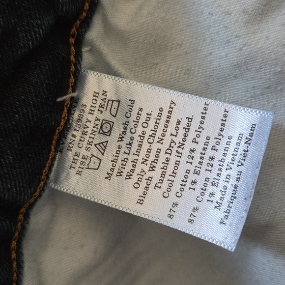 Everlane Curvy High Rise Skinny Jeans - Picture 5 of 6